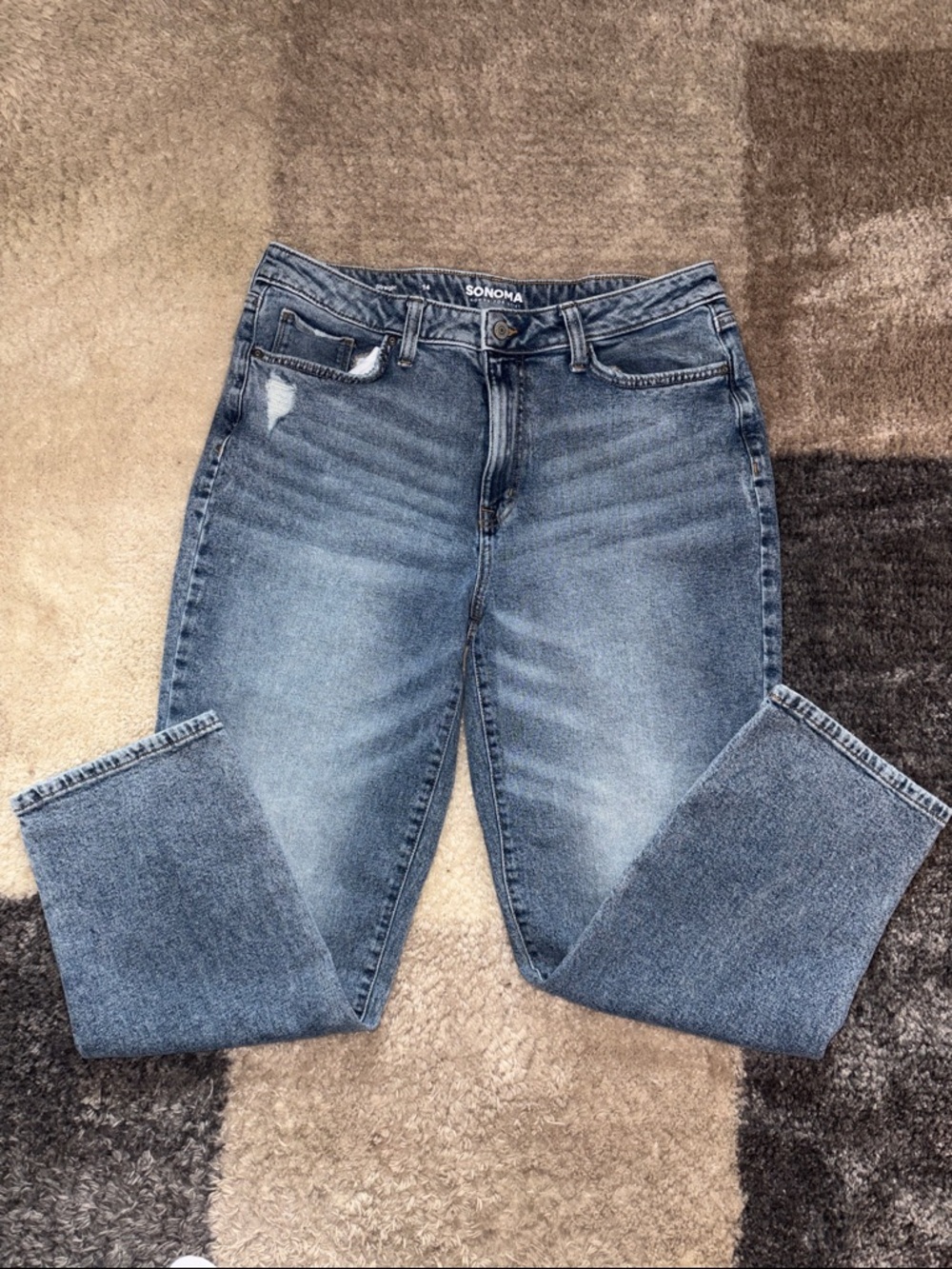 SONOMA High-Rise Faded Blue Women’s Jeans